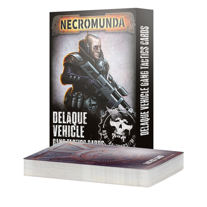Games Workshop Necromunda: Delaque Vehicle Gang Tactics Cards