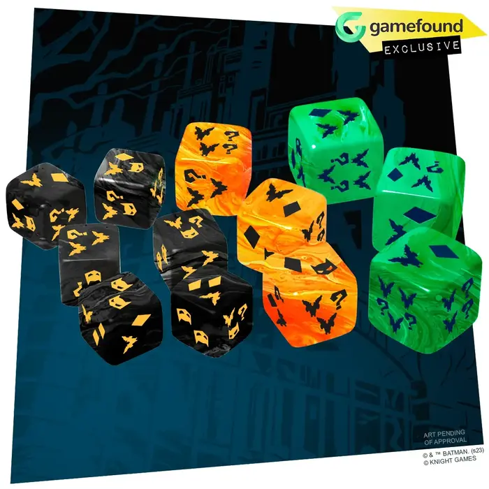 Knight Games Batman: Escape from Arkham Asylum - The League of Assassins Dice Set