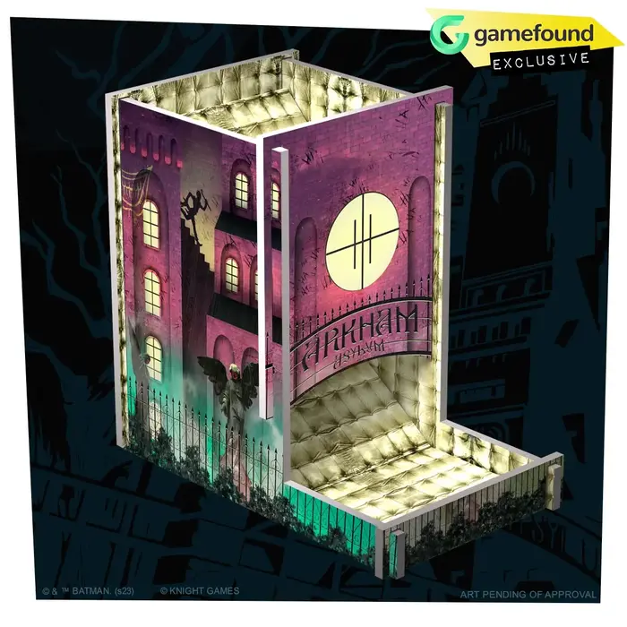 Knight Games Batman: Escape from Arkham Asylum - Super Villain Dice Tower