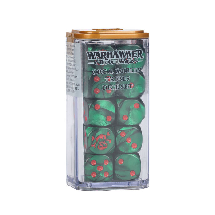 Games Workshop Warhammer The Old World: Orc & Goblin Tribes - Dice Set