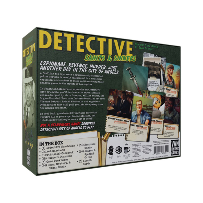 Van Ryder Games Detective: City of Angels - Saints & Sinners Expansion