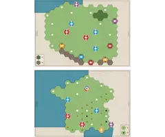 Eagle-Gryphon Games Age of Steam: Deluxe Edition - Maps Expansion - France/Poland