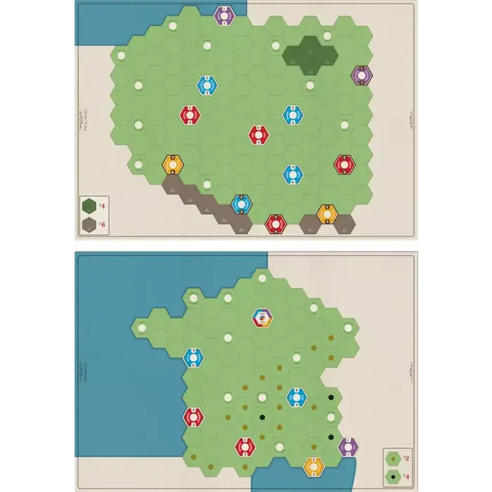 Eagle-Gryphon Games Age of Steam: Deluxe Edition - Maps Expansion - France/Poland