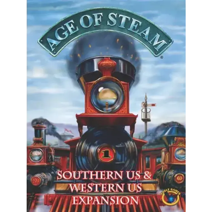 Eagle-Gryphon Games Age of Steam - Maps Expansion - Southern US/Western US
