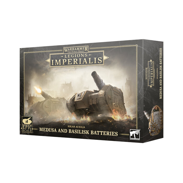 Games Workshop Warhammer: Legions Imperialis: Solar Auxilia - Medusa and Basilisk Batteries