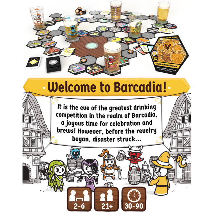 Misc Board Games Heroes of Barcadia