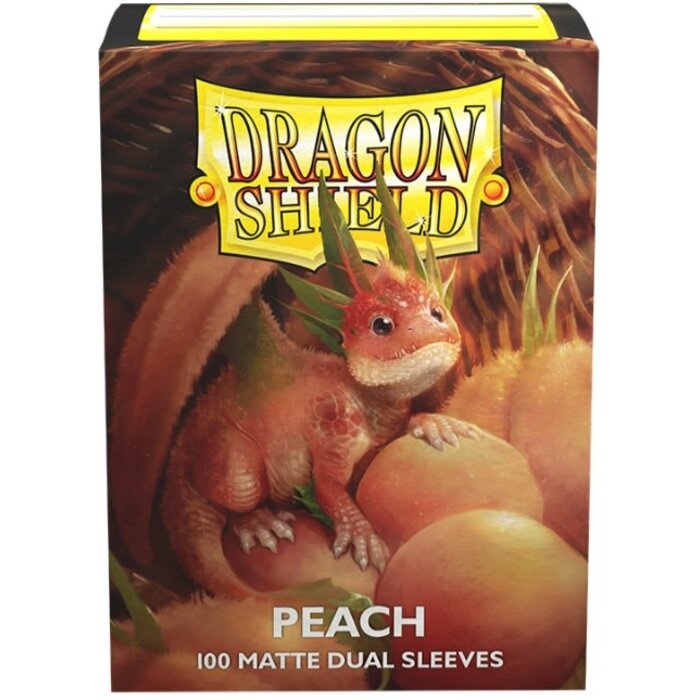 Arcane Tinmen Sleeves - 63x88mm - Dragon Shield - 100/pk - Dual Matte - Peach