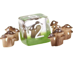 Sirius Dice 7-Piece RPG Dice Set: Interior Design (Mushrooms) -