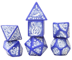 Sirius Dice 7-Piece RPG Dice Set: Illusory Stone -