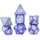 7-Piece RPG Dice Set: Illusory Stone -
