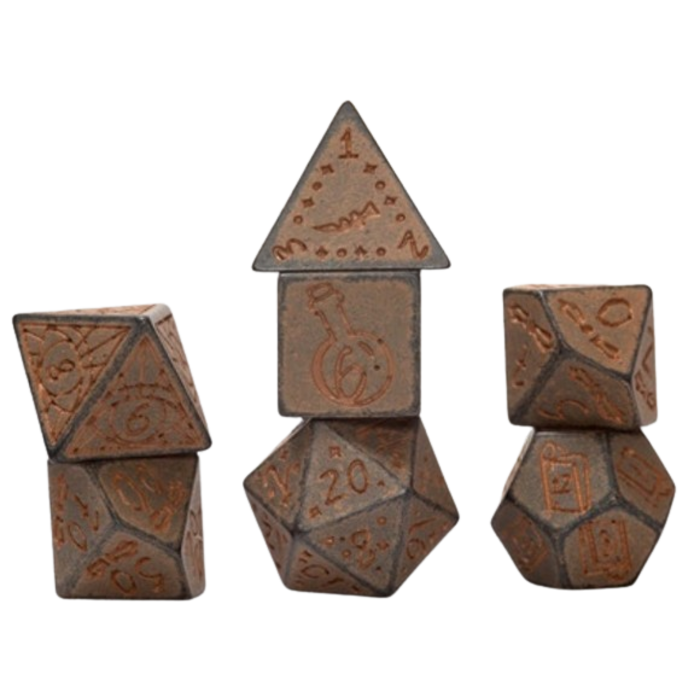 Sirius Dice 7-Piece RPG Dice Set: Illusory Stone -