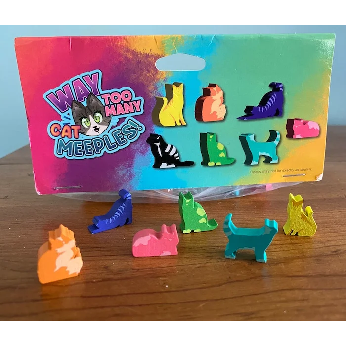 Weird Giraffe Games Way Too Many Cat Meeples