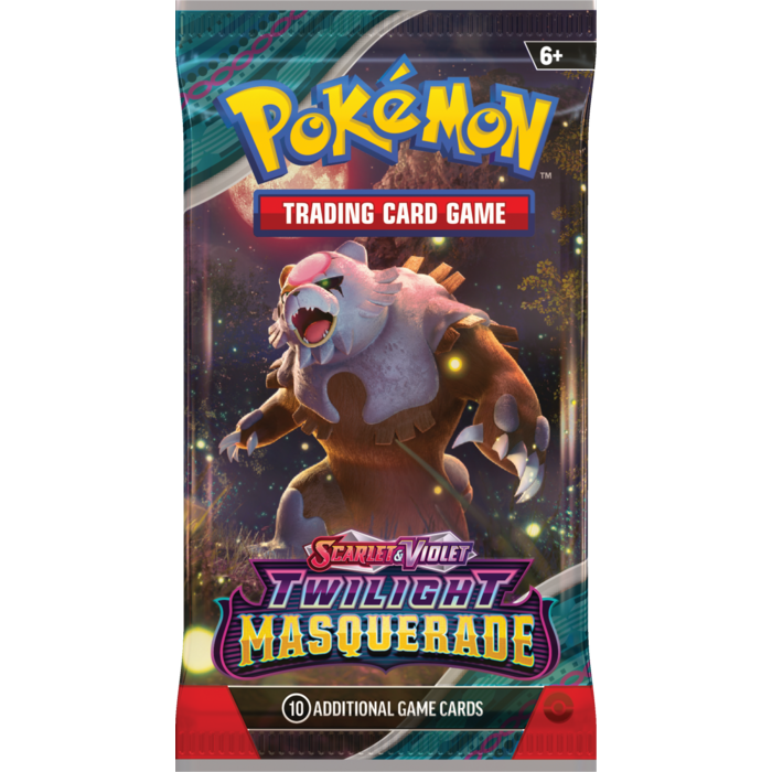 The Pokemon Company International Pokemon TCG - Scarlet & Violet: Twilight Masquerade Booster Pack *LIMIT 6 PER HOUSEHOLD*