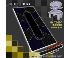 Table War Playmat - F.A.T. Mats (Fatmats): 84" x 40" Blue Gray (Poker)