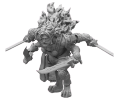 Para Bellum Wargames Conquest: Sorcerer Kings - Rakshasa Bakasura Swords