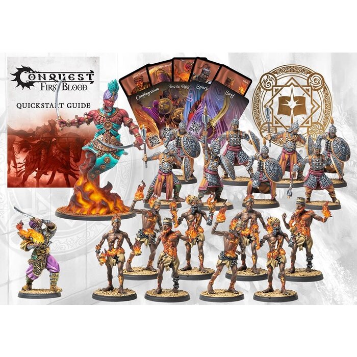 Para Bellum Wargames Conquest: First Blood Starter - Sorcerer Kings Warband