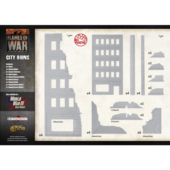 Gale Force Nine Battlefield in a Box: City Ruins