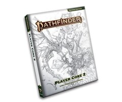 Paizo Publishing Pathfinder RPG 2E Remastered Player Core 2 Sketch Cover