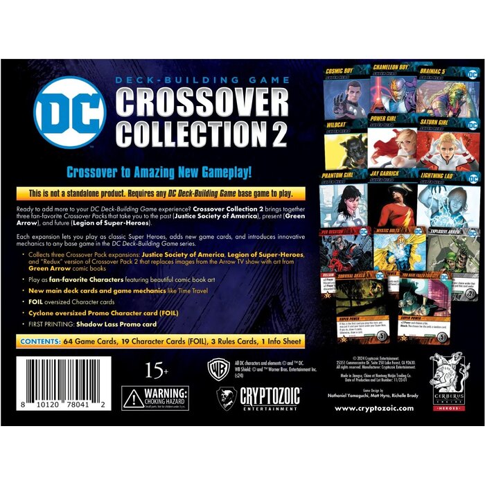 Cryptozoic DC Comics Deck Building Game: Crossover Collection 2