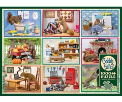Cobble Hill Puzzles 1000 pcs - Squirrels at Home