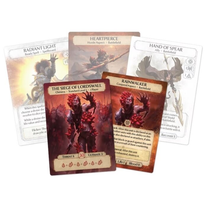 Plaid Hat Games Ashes Reborn: Red Rains - The Siege of Lordswall: Phoenixborn & Chimera Expansion Decks