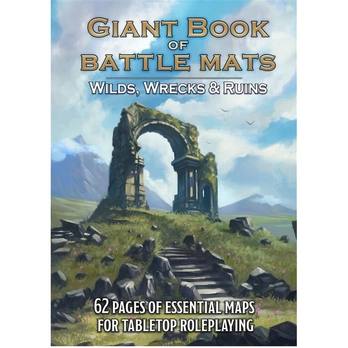 Loki Giant Book of Battle Mats: Wilds, Wrecks, & Ruins