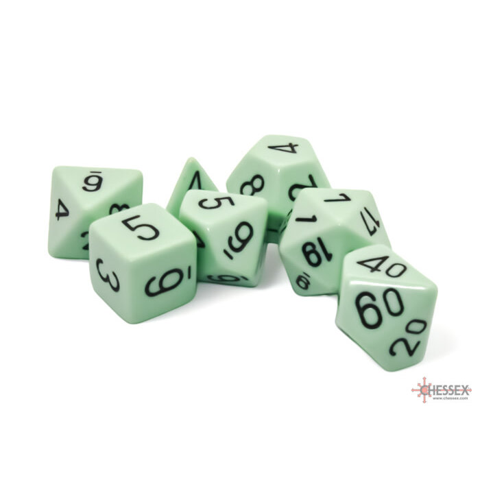 Chessex 7-Piece RPG Dice Set: Pastel -