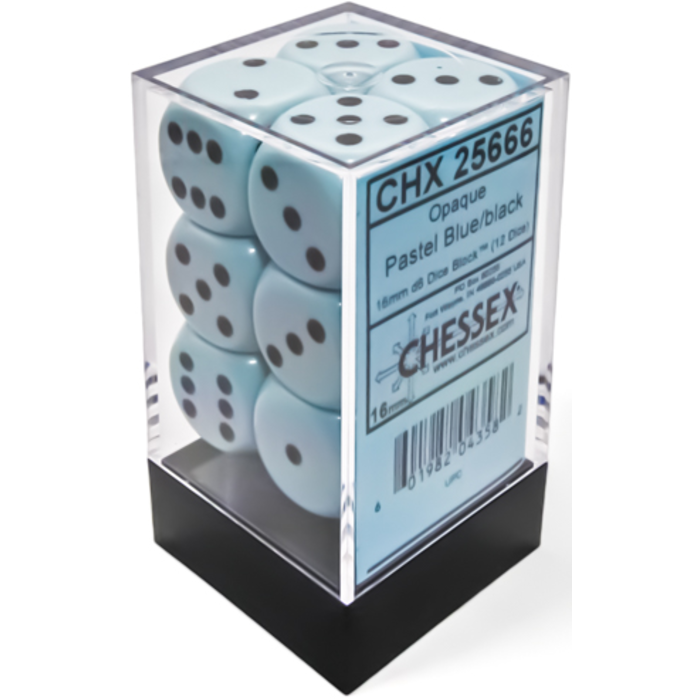 Chessex 12d6 Dice Block (16mm): Pastel -