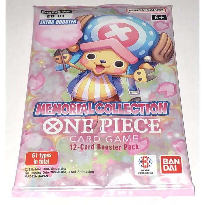 Bandai One Piece CG: Memorial Collection Booster Pack *LIMIT OF 6 PER CUSTOMER*