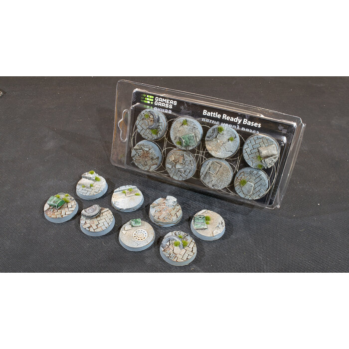 Gamers Grass Gamers Grass Battle Ready Bases - Urban Warfare 32mm