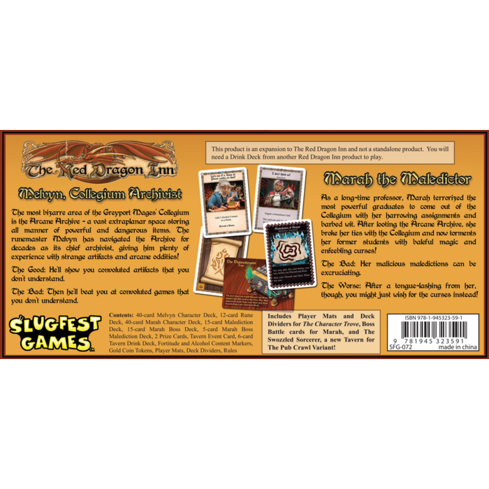 Slugfest Games Red Dragon Inn - Allies Expansion: Melvyn Vs Marah