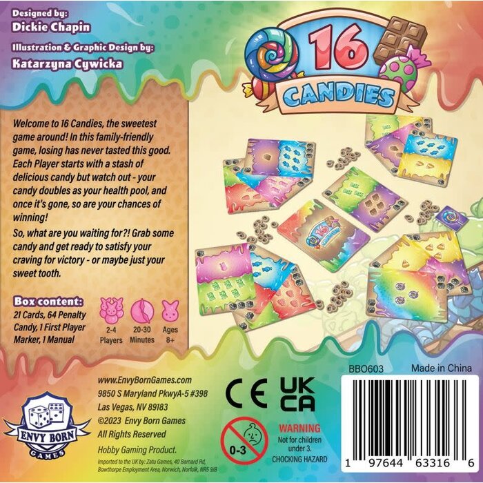 Misc Board Games 16 Candies