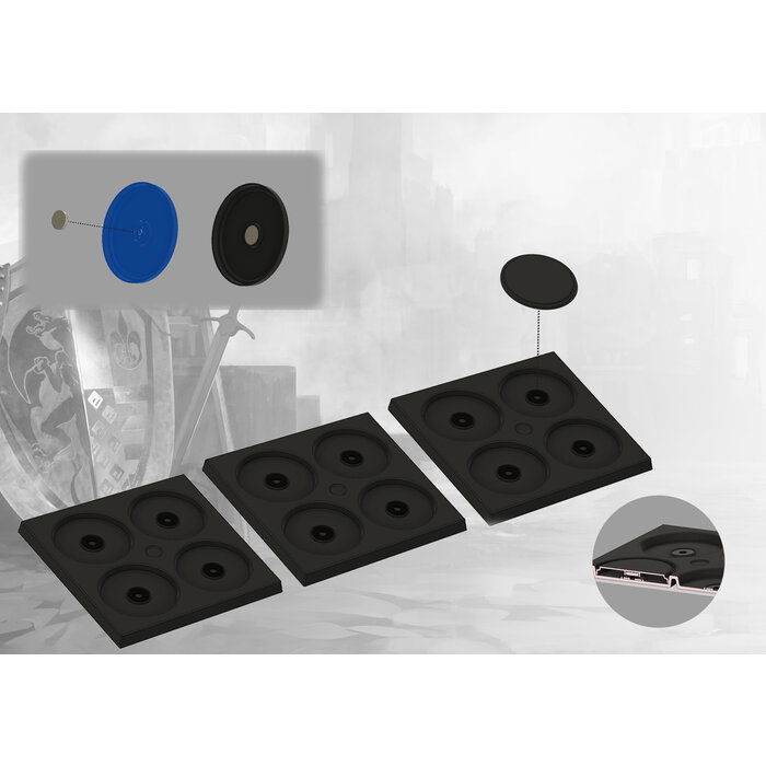 Para Bellum Wargames Conquest: The Last Argument of Kings - Magnetic Bases and Carriers - Infantry