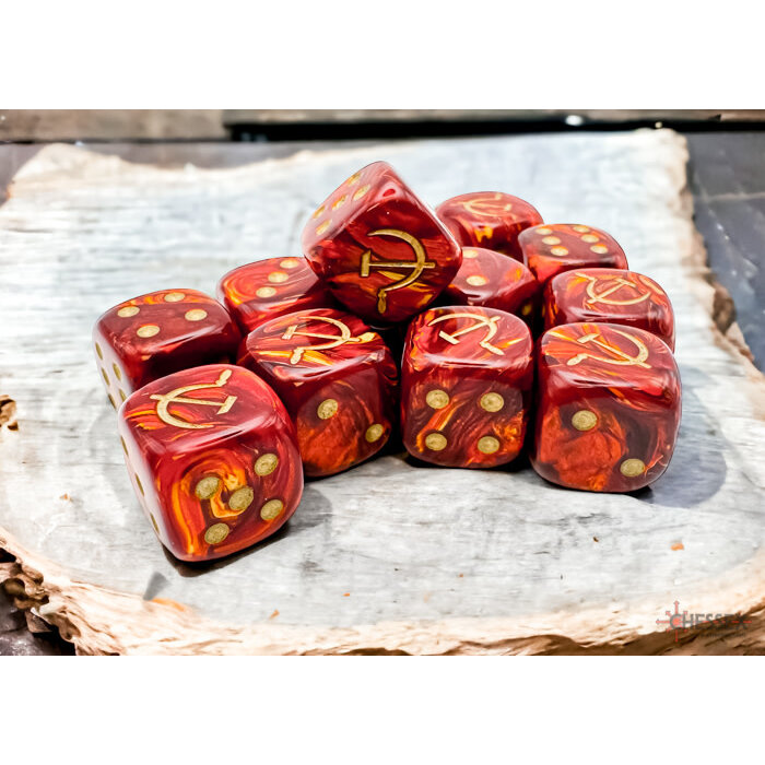 Chessex 12d6 Dice Block (16mm): WWll -