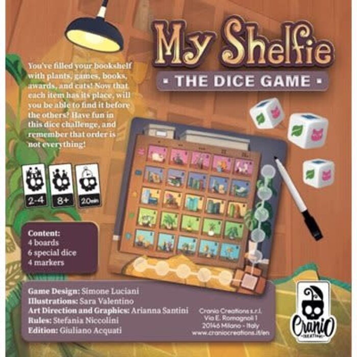 Lucky Duck Games My Shelfie: The Dice Game