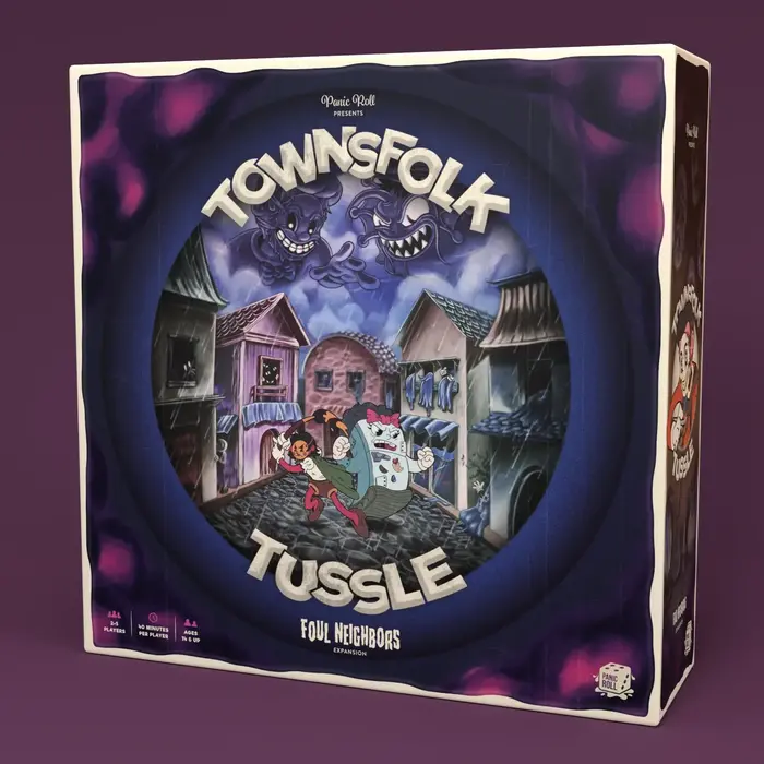 Panic Roll Townsfolk Tussle Second Edition: Foul Neighbors Expansion