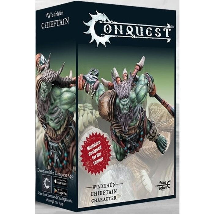 Para Bellum Wargames Conquest: W'adrhun - Chieftain Tontorr Rider
