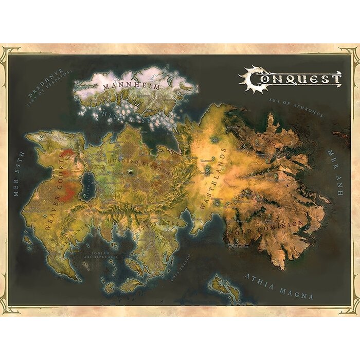 Para Bellum Wargames Conquest: Cloth Map of Alektria, EÄ