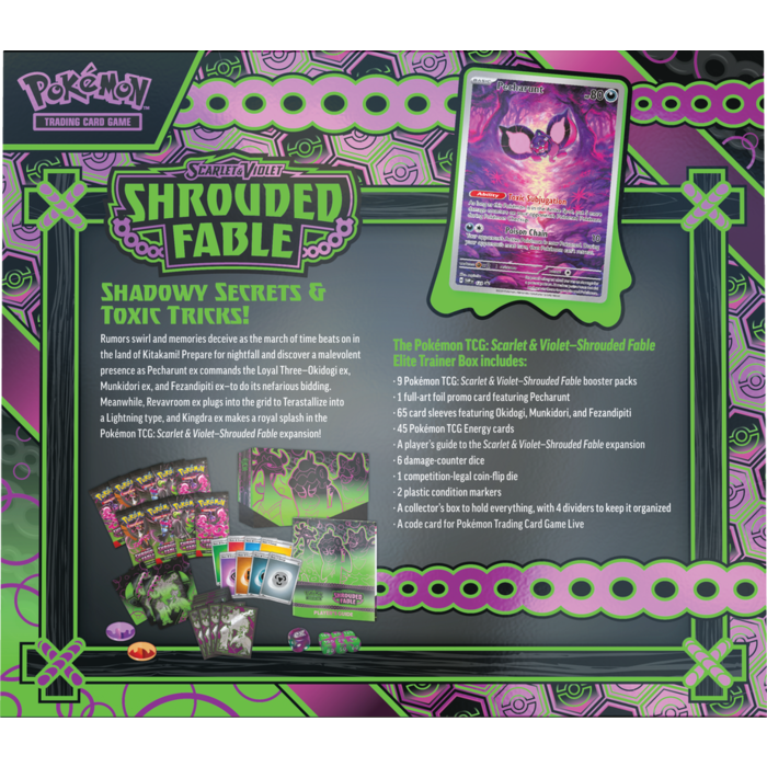 The Pokemon Company International Pokemon TCG - Scarlet & Violet Shrouded Fable: Elite Trainer Box