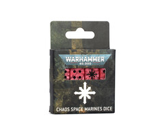 Games Workshop Warhammer 40K: Chaos Space Marines - Dice Set