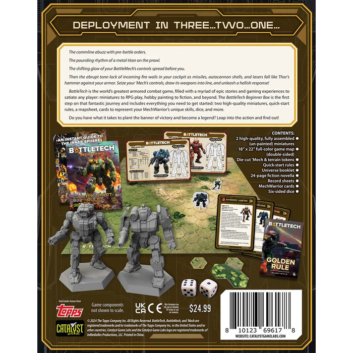 Catalyst Games Battletech: Beginner Box - 40th Anniversary Edition
