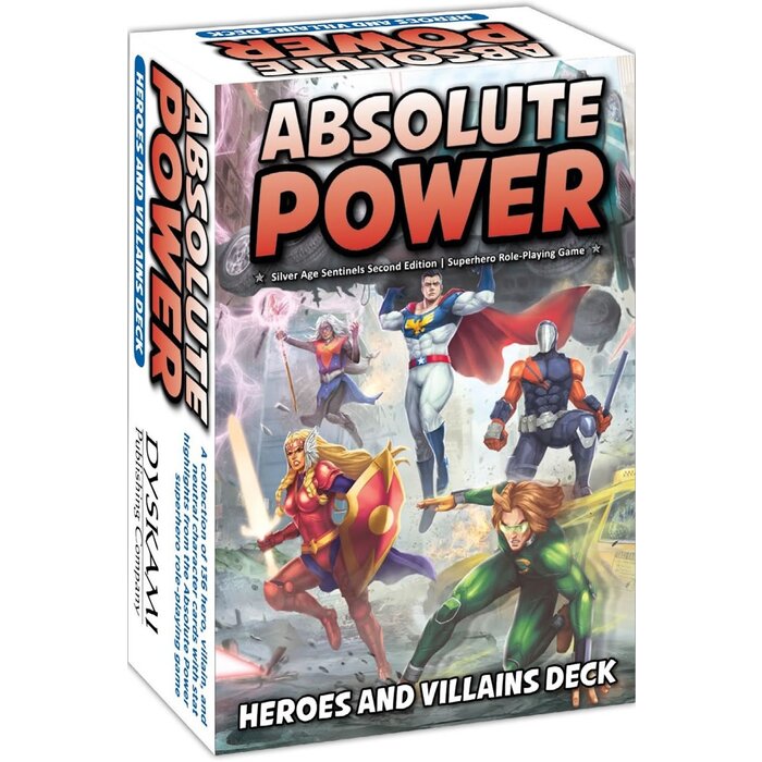 Dyskami Absolute Power RPG: Heroes & Villains Deck
