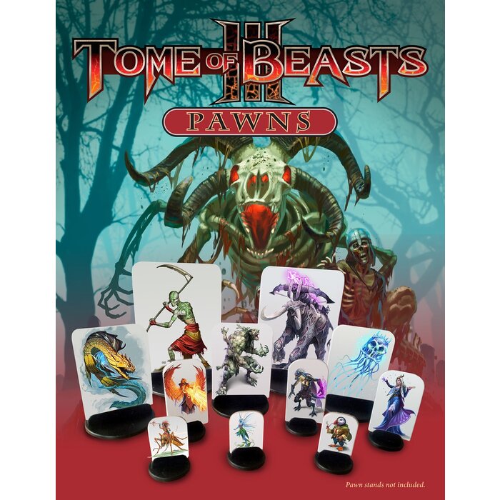 Kobold Press Tome of Beasts 3 Pawns (5E Compatible)