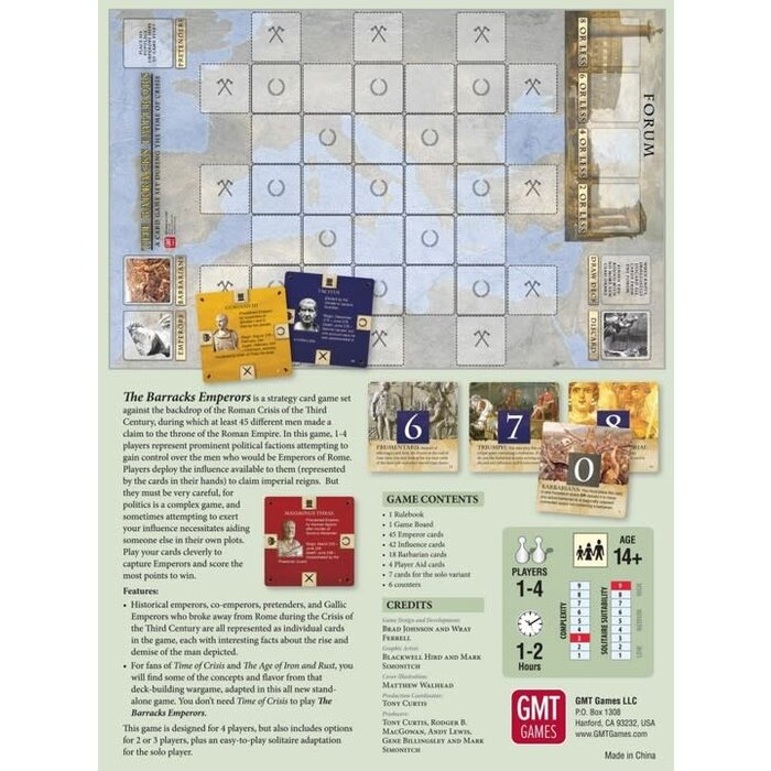 GMT Games The Barracks Emperors