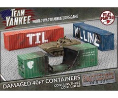 Gale Force Nine Battlefield in a Box: 40ft Shipping Containers (Damaged)