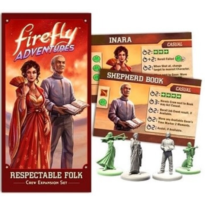Gale Force Nine Firefly Adventures: Respectable Folk Expansion
