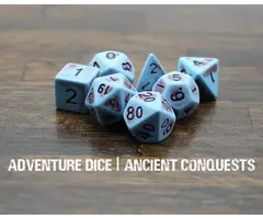 Adventure Dice 7-Piece RPG Dice Set: Ancient