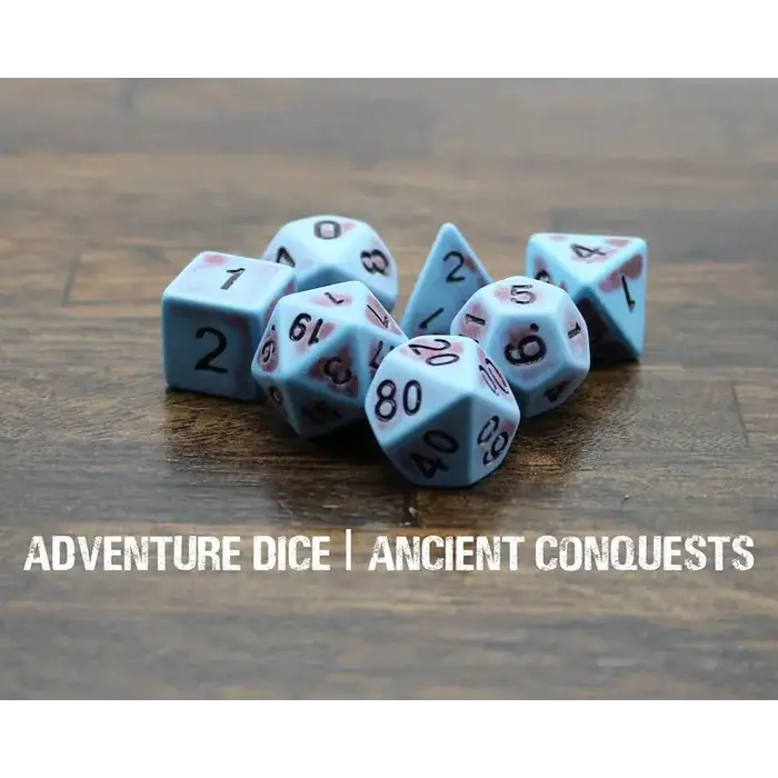 Adventure Dice 7-Piece RPG Dice Set: Ancient