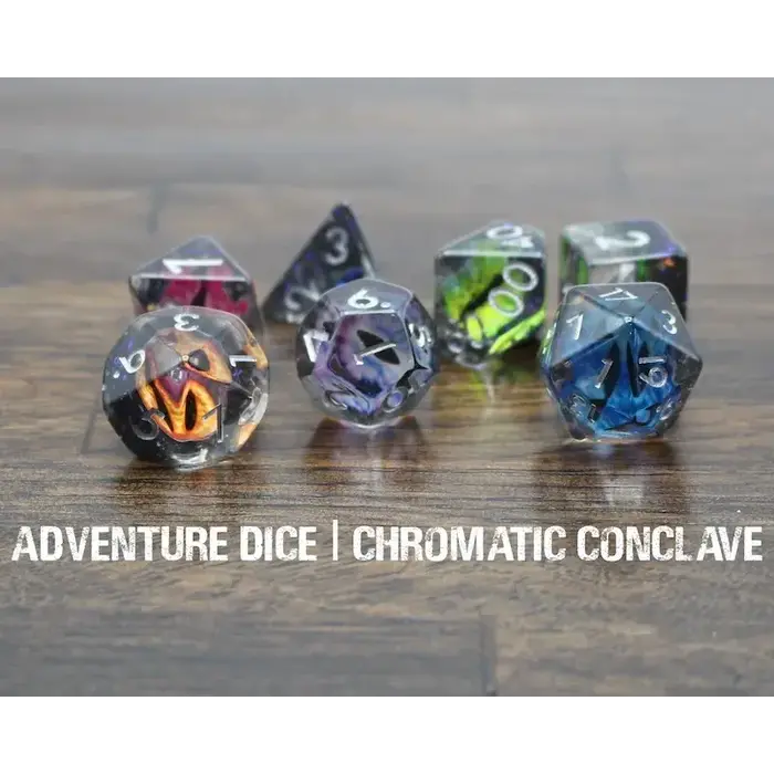 Adventure Dice 7-Piece RPG Dice Set: Inclusion