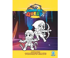 Dice Up Games Color My Quest: Into the Troll's Cave Adventure Book